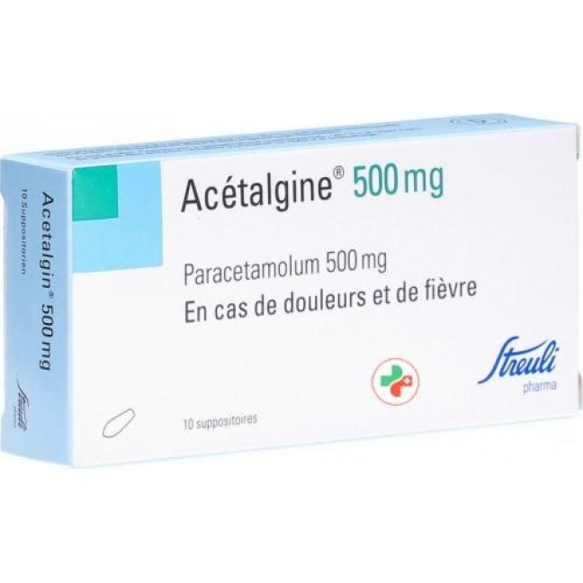 Acetalgin 500 mg, Suppositorien