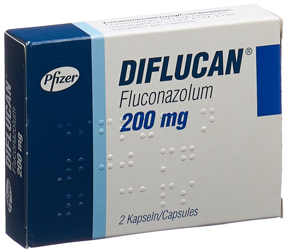 DIFLUCAN caps 200 mg 2 pce