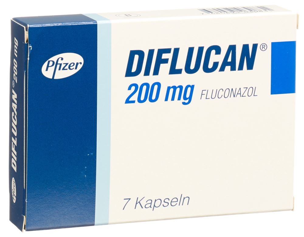 DIFLUCAN caps 200 mg 7 pce