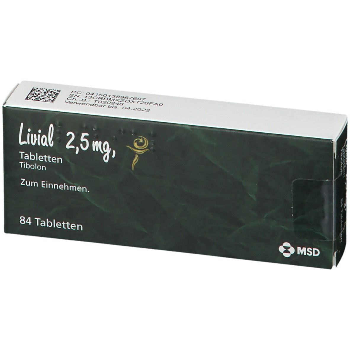 Livial, Tabletten