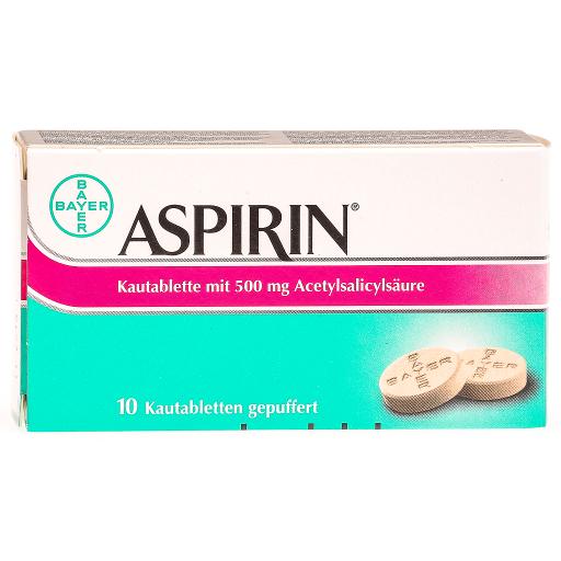 Aspirin, Kautabletten