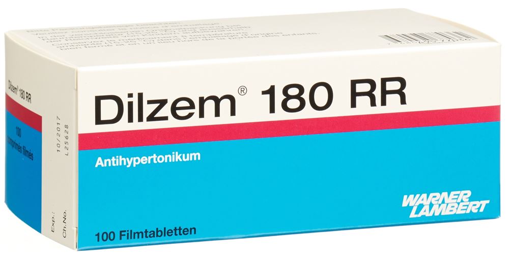 DILZEM RR cpr pell 180 mg 100 pce