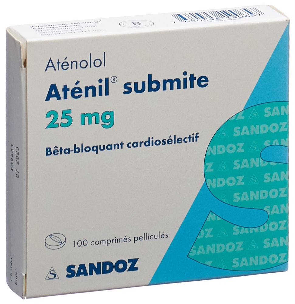ATENIL submite cpr pell 25 mg 20 pce