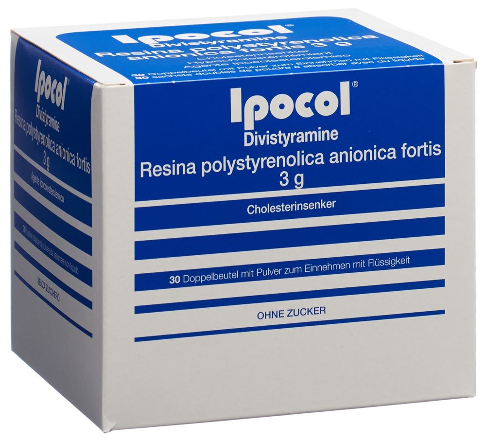 IPOCOL Divistyramine susp 3 g 2x3 g
