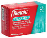 Rennie Spearmint, Lutschtabletten