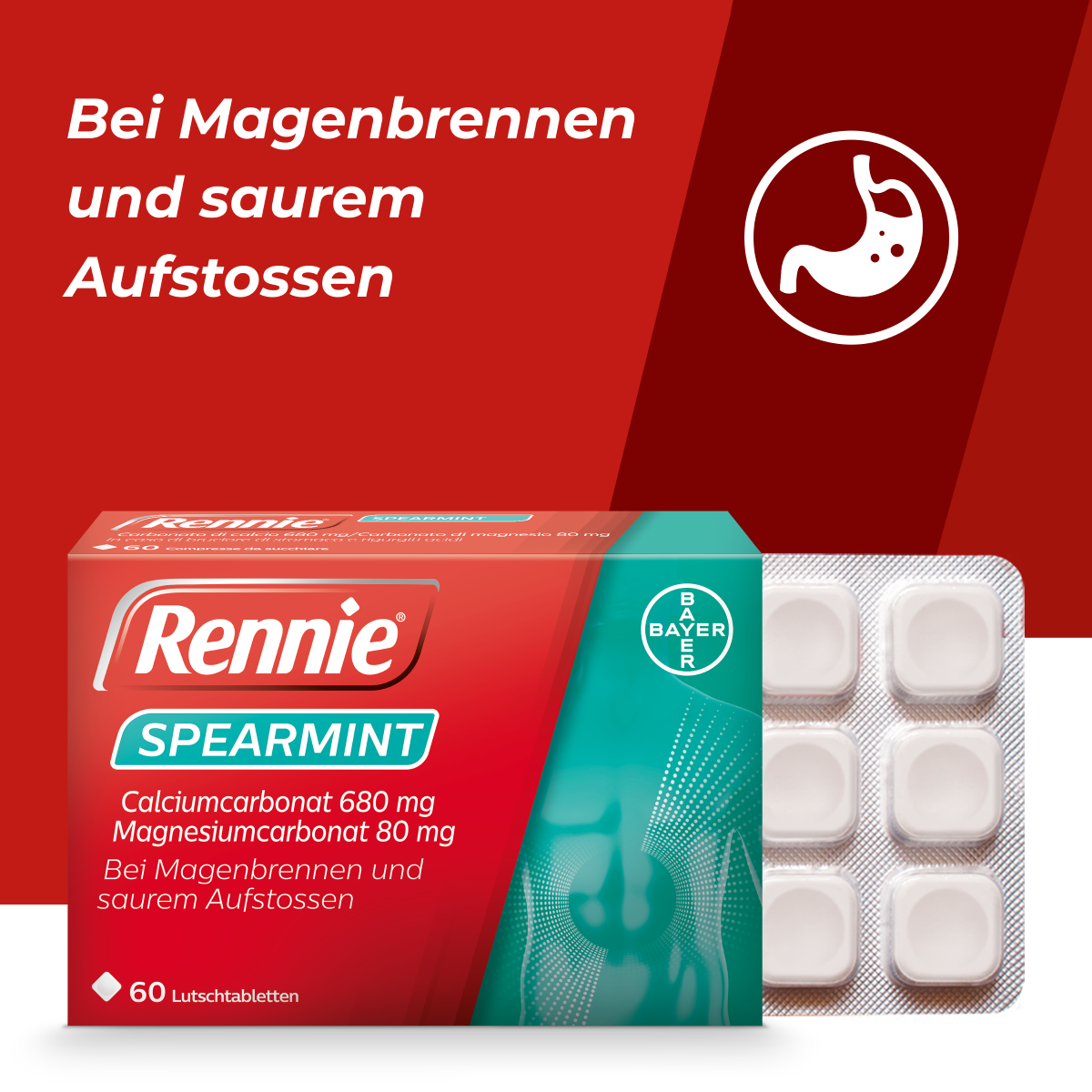 RENNIE Spearmint cpr sucer 60 pce