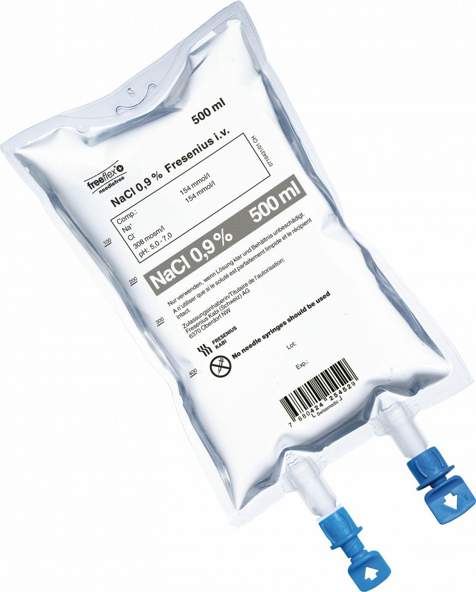 Glucose 5%-NaCl 0,9% 2:1 Fresenius, Infusionslösung