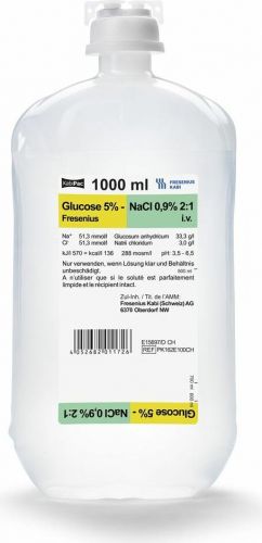 Glucose 5%-NaCl 0,9% 2:1 Fresenius, Infusionslösung