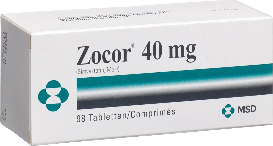 ZOCOR cpr pell 40 mg 98 pce