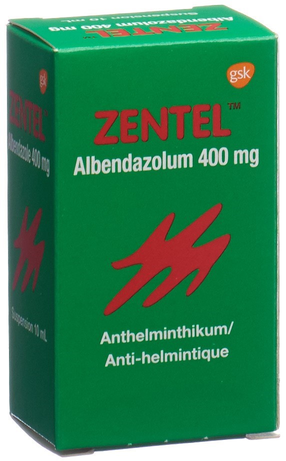 ZENTEL susp fl 10 ml