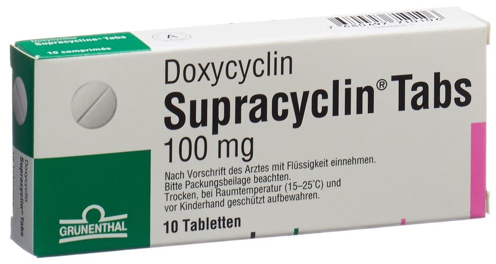 SUPRACYCLINE Tabs cpr 100 mg 10 pce