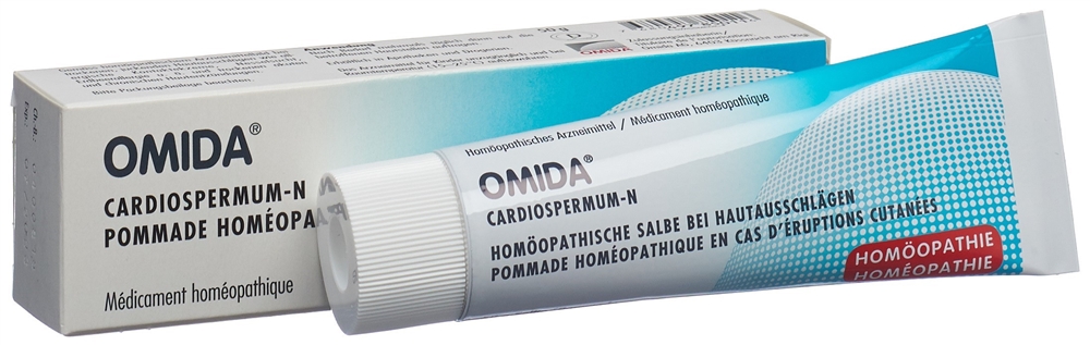 Omida Cardiospermum-N bei Hautausschlägen, Creme
