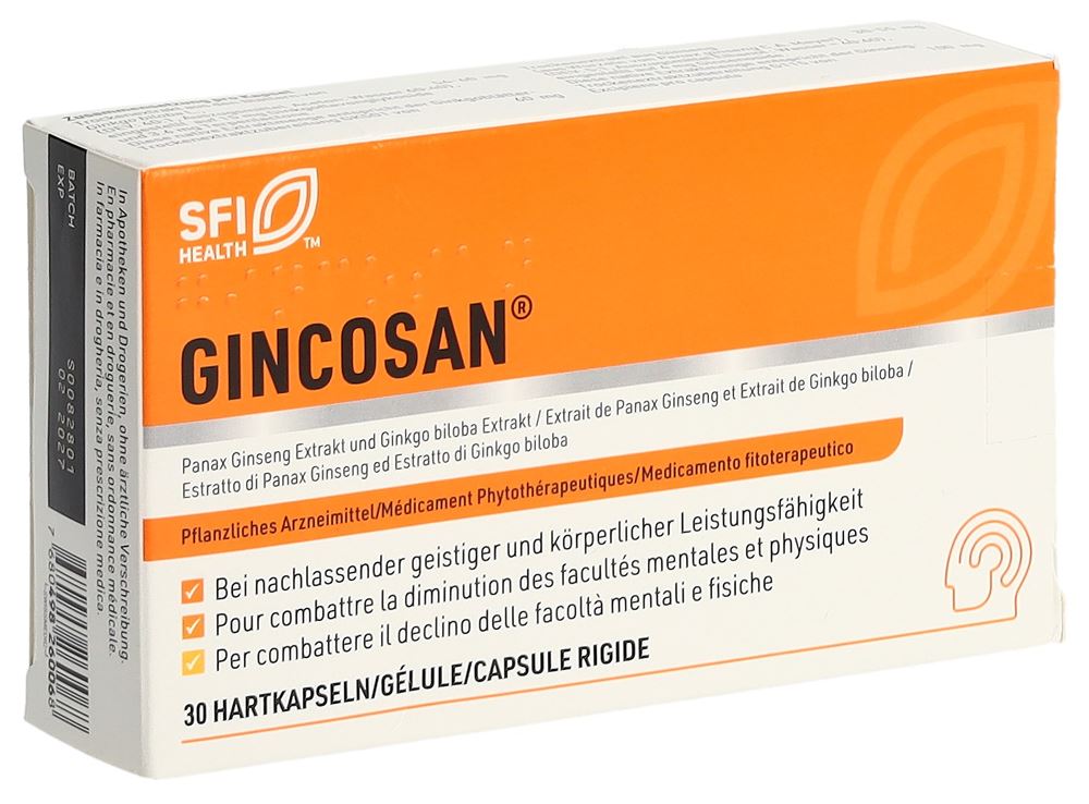 GINCOSAN caps 30 pce