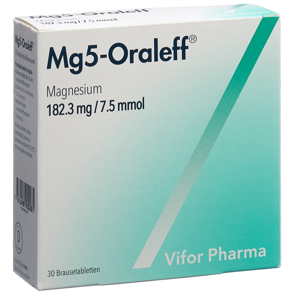 Mg 5-Oraleff, comprimés effervescents