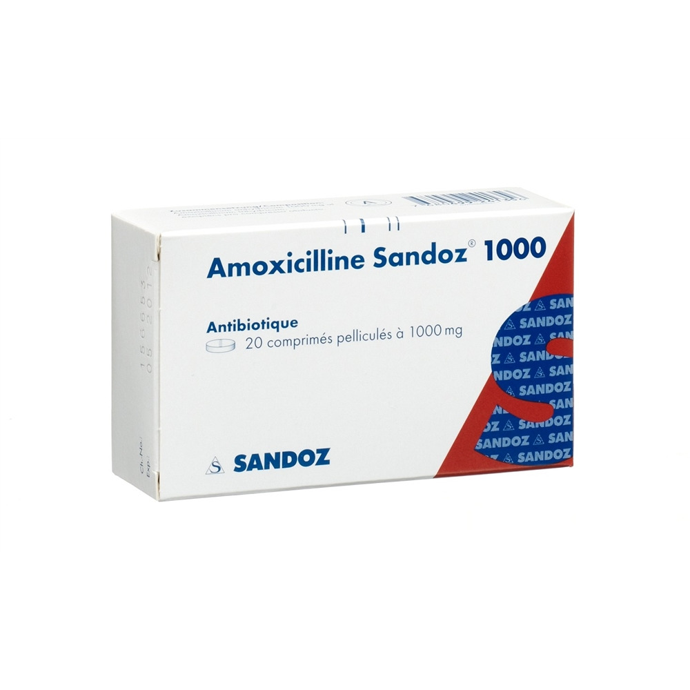 Amoxicillin Sandoz 1000, Filmtabletten