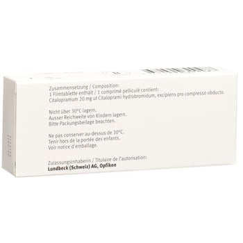 Seropram 20 mg, Filmtabletten