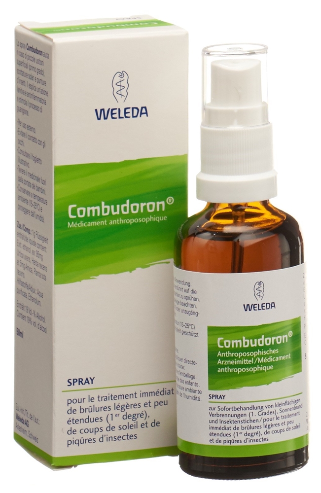 Combudoron, Spray zur Anwendung auf der Haut