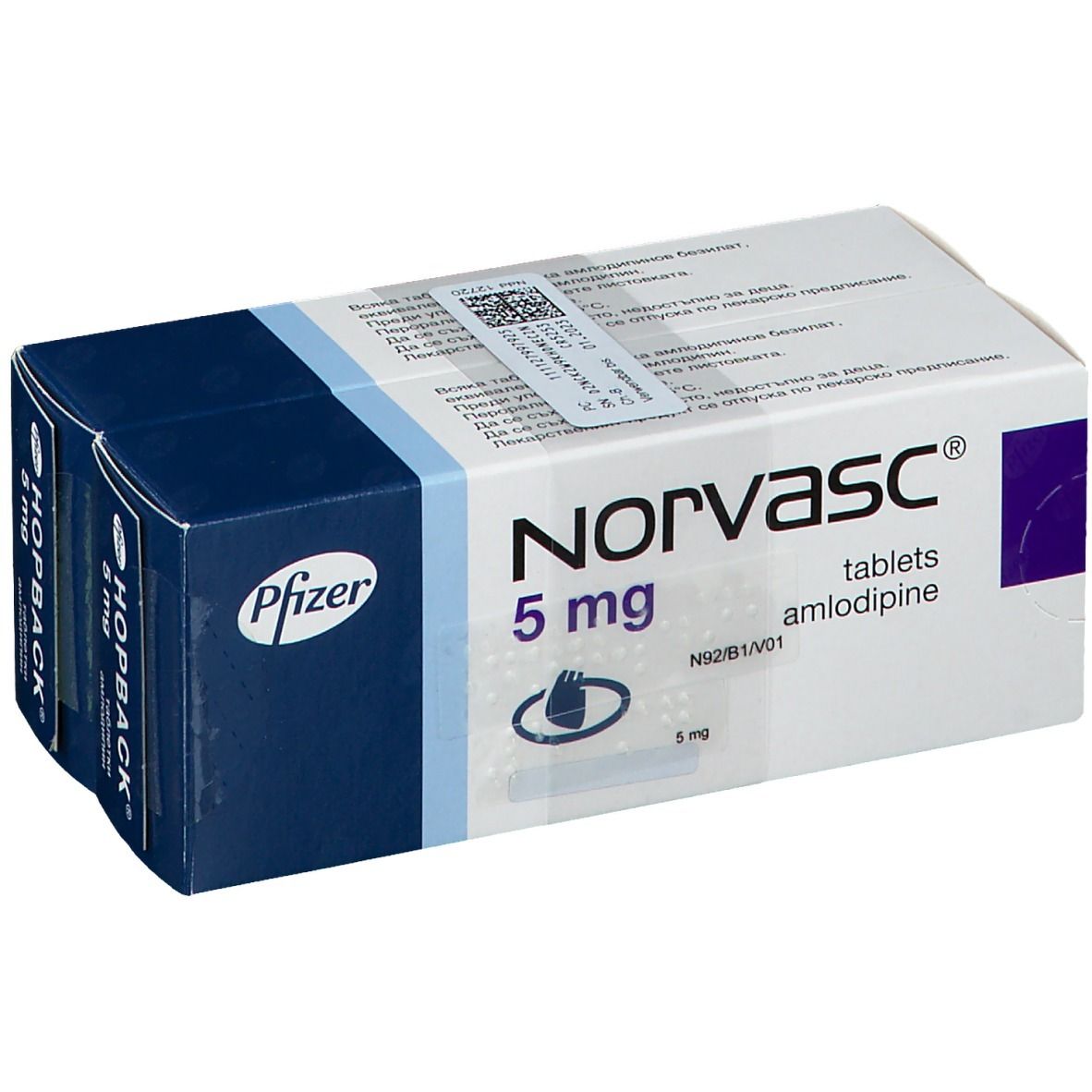 Norvasc 5 mg, Tabletten