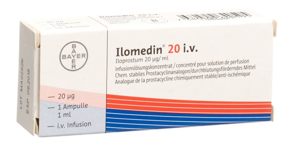 ILOMEDIN conc perf 20 mcg/ml i.v. amp 1 ml