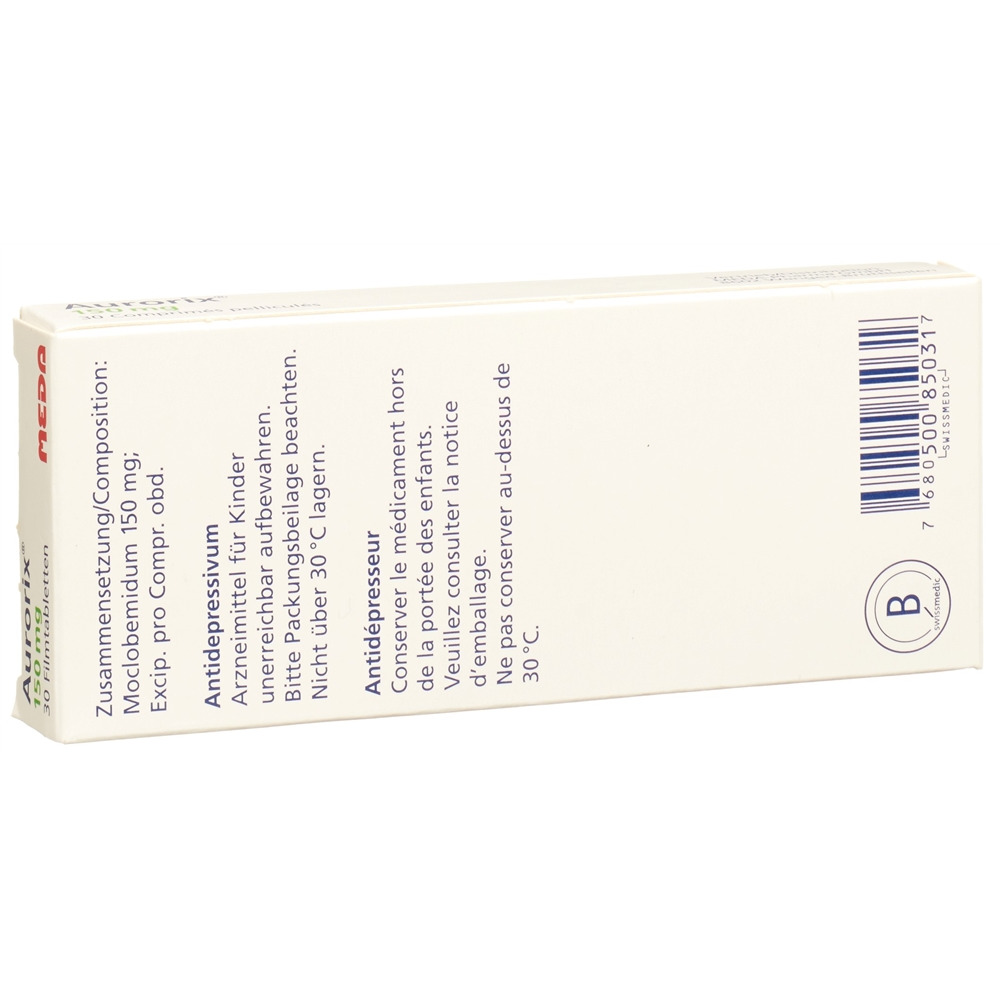 Aurorix 150 mg, Filmtabletten