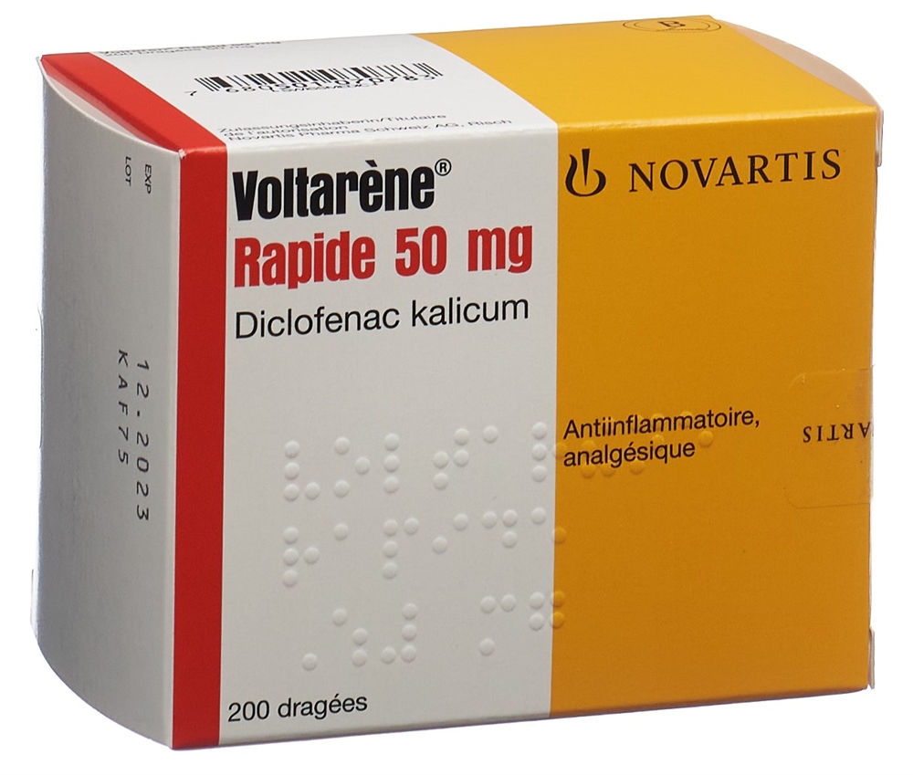 Voltaren Rapid 50 mg, Dragées