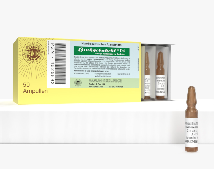 Ginkgobakehl D4, Injektionslösung (i.m., s.c., i.c.)