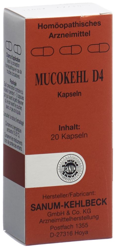 Mucokehl D4, Hartkapseln