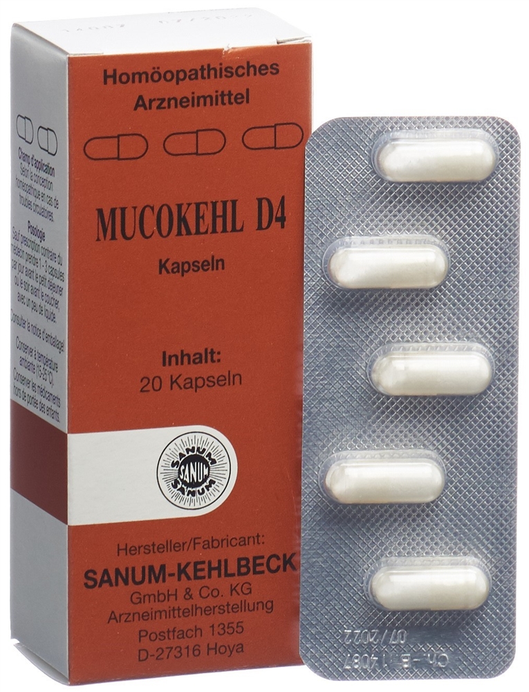 Mucokehl D4, Hartkapseln
