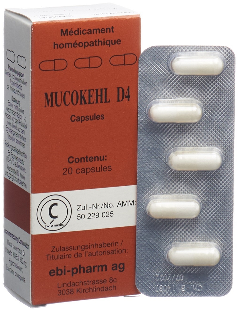 Mucokehl D4, Hartkapseln