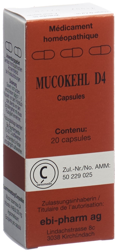 Mucokehl D4, Hartkapseln