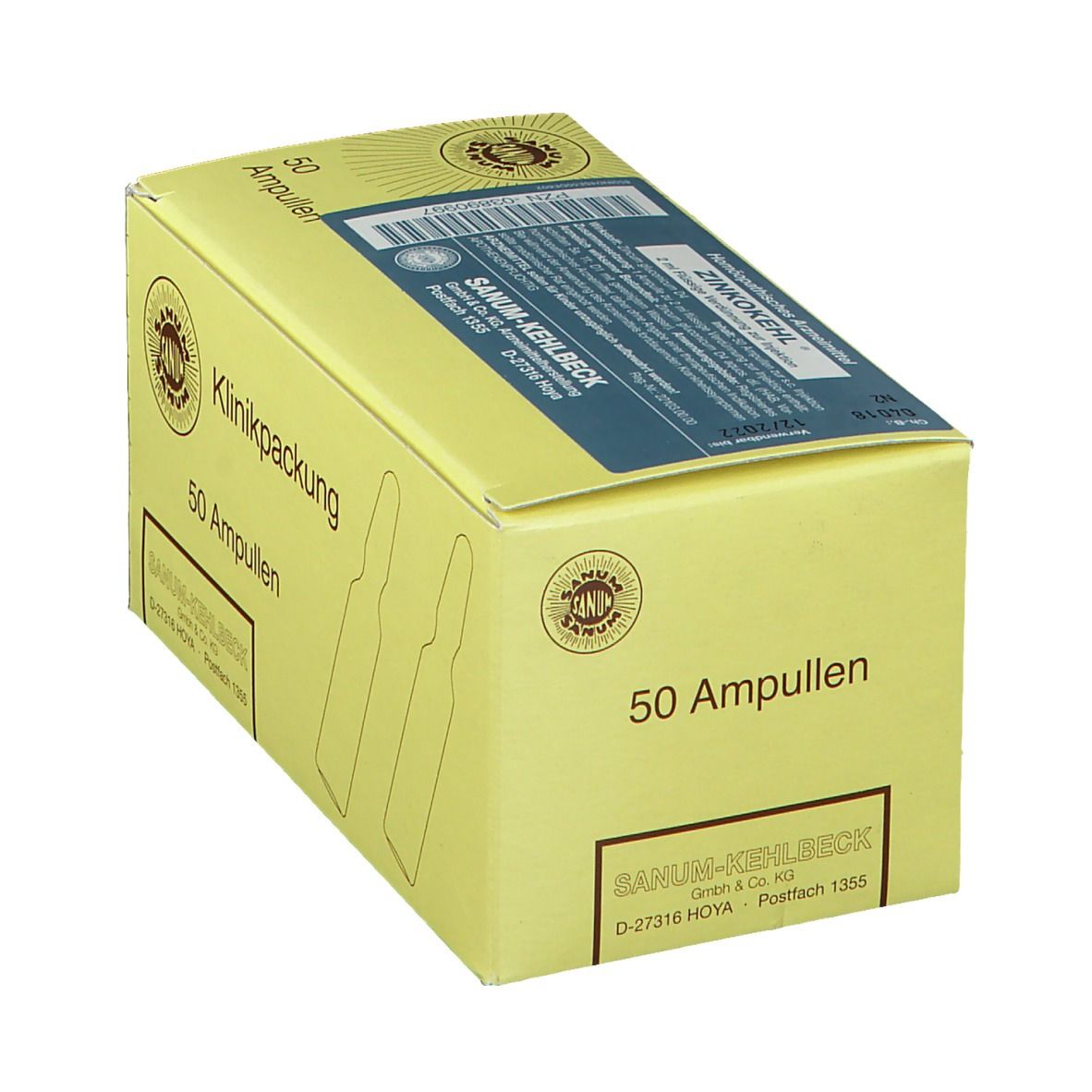 Zinkokehl D4, Injektionslösung (i.m, s.c, i.c)