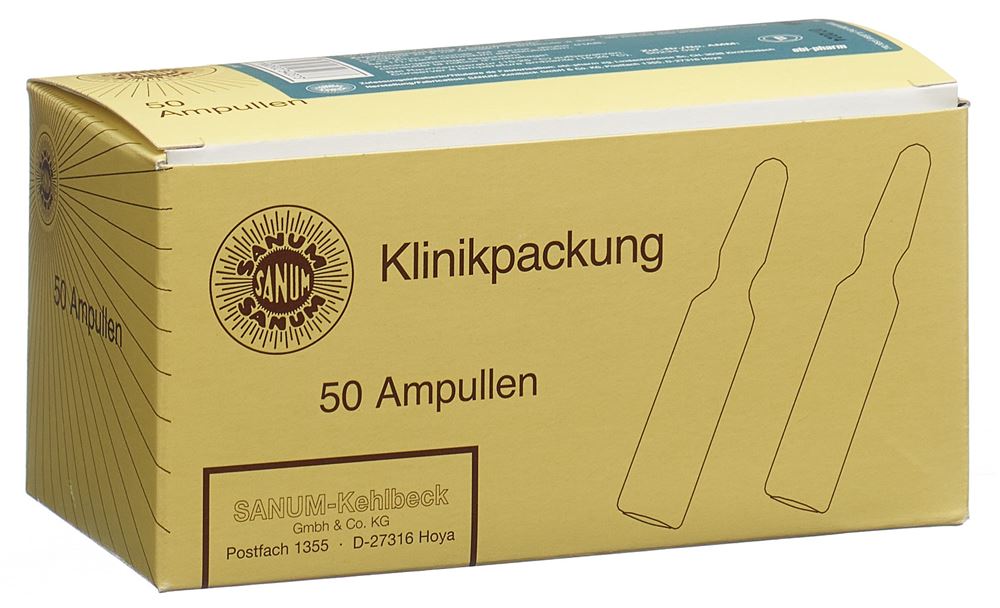 Zinkokehl D4, Injektionslösung (i.m, s.c, i.c)