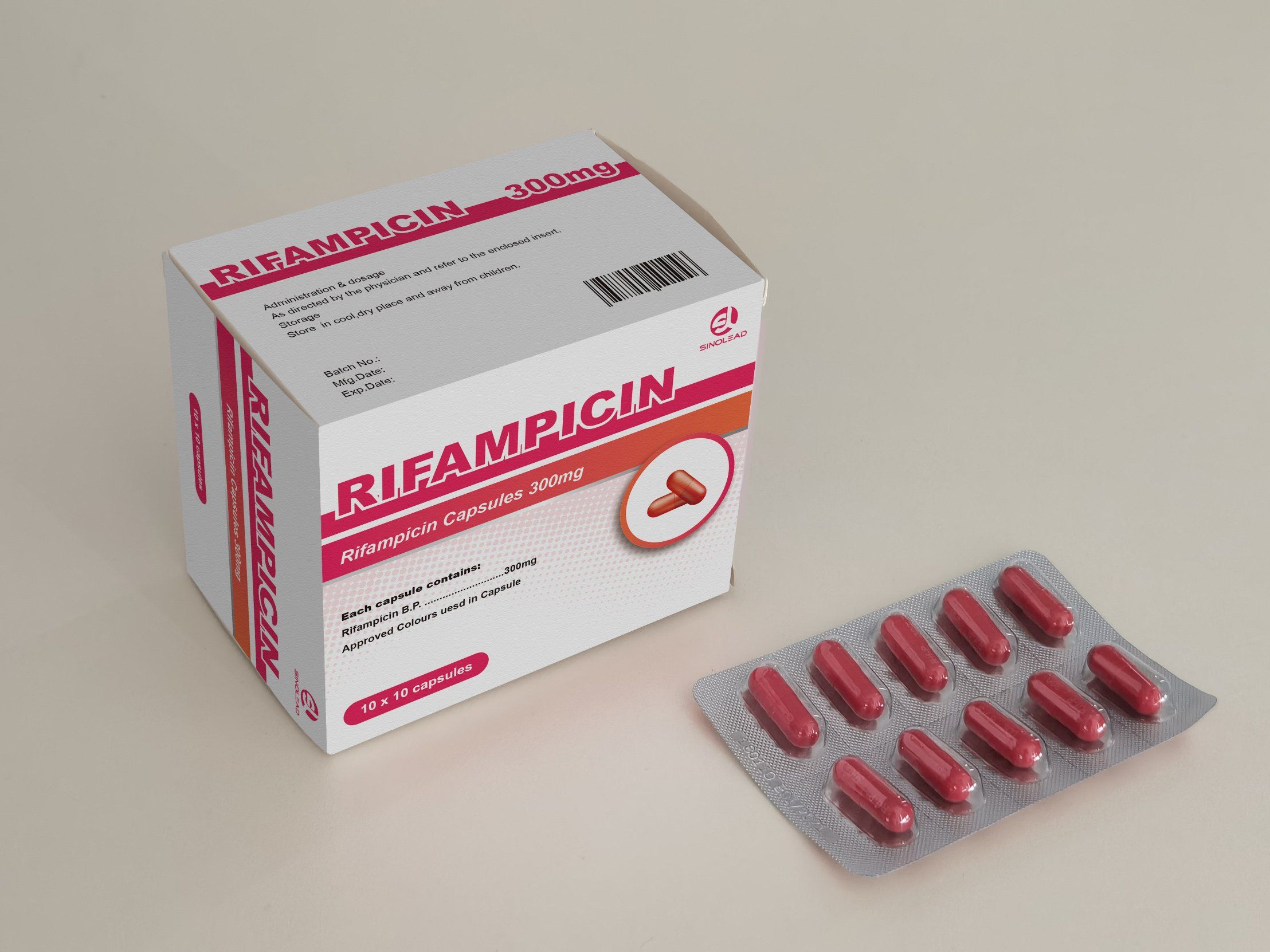 Rifampicine Labatec 300 mg, gélules