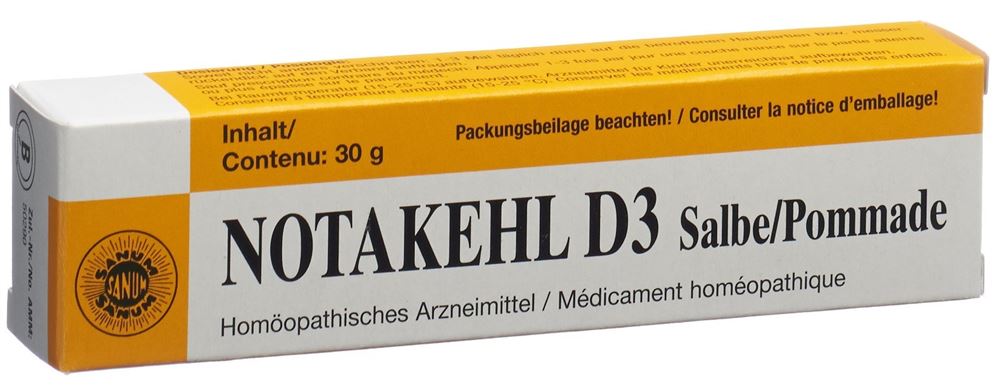 Notakehl D3, Salbe