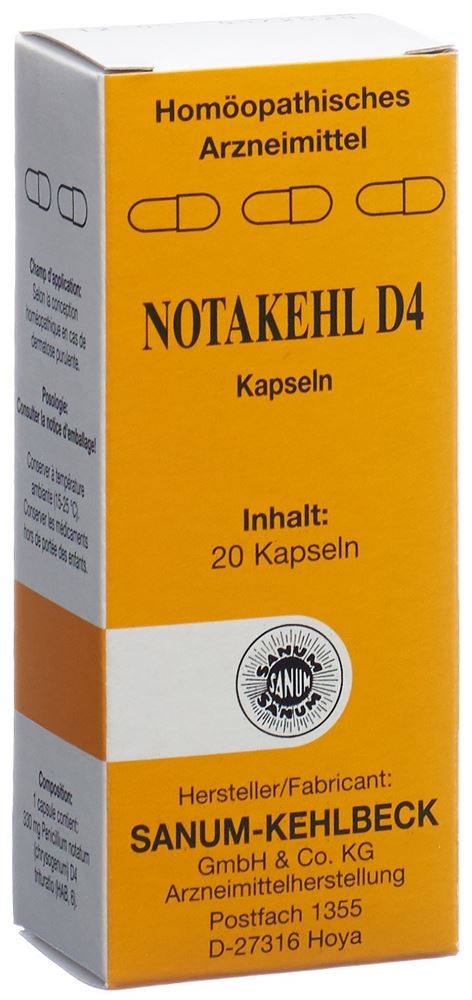 Notakehl D4, Hartkapseln