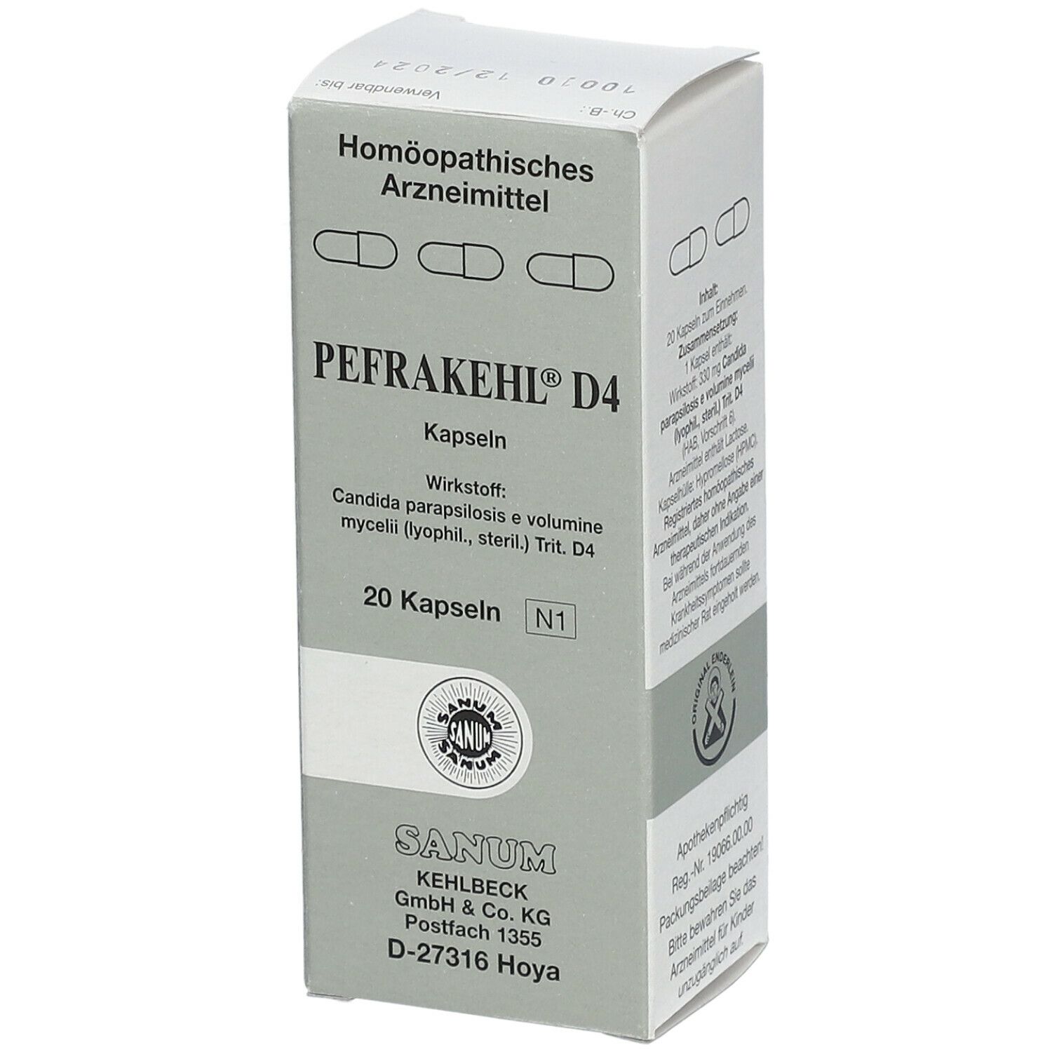 Pefrakehl D4, Hartkapseln