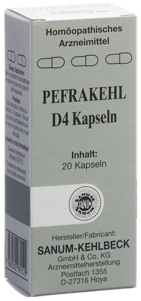 Pefrakehl D4, Hartkapseln