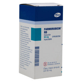 Farmorubicin RD 50 mg, Pulver zur Herstellung einer Lösung zur intravesikalen Anwendung/Injektionslösung