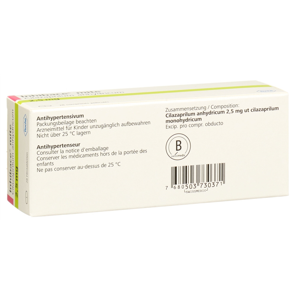 INHIBACE mite cpr pell 2.5 mg 28 pce