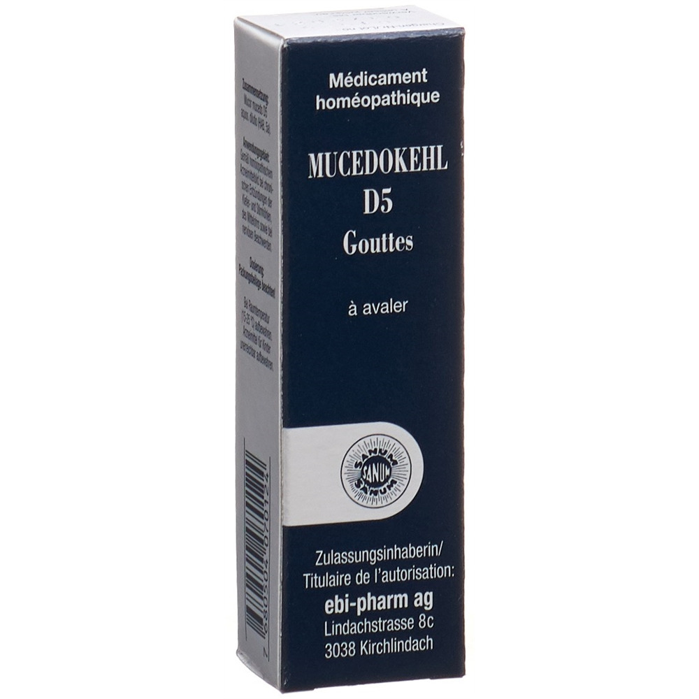 Mucedokehl D5, Tropfen zum Einnehmen