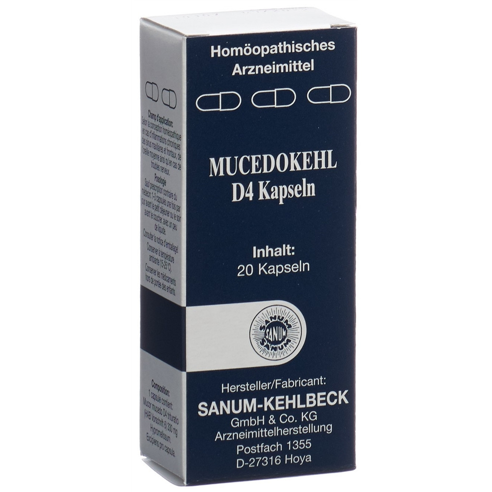 Mucedokehl D4, Hartkapseln