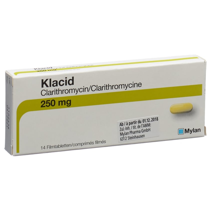 Klacid 250 mg, Filmtabletten