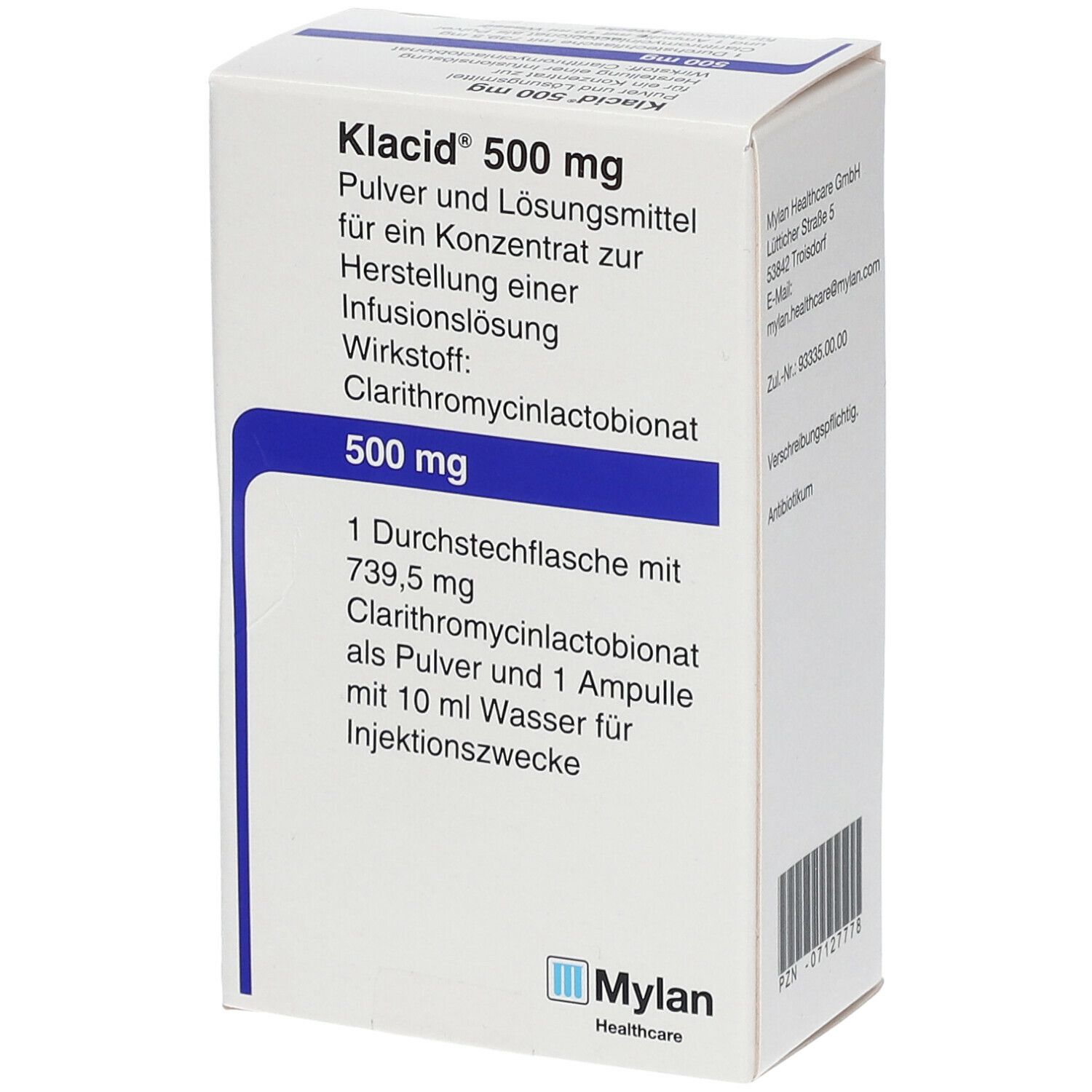 Klacid 500 mg, Filmtabletten