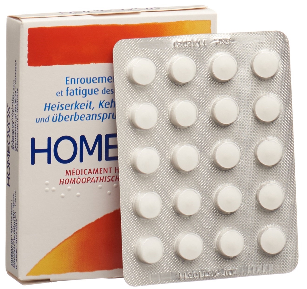 Homeovox, comprimés