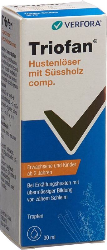 Triofan Expectorant avec réglisse comp., gouttes
