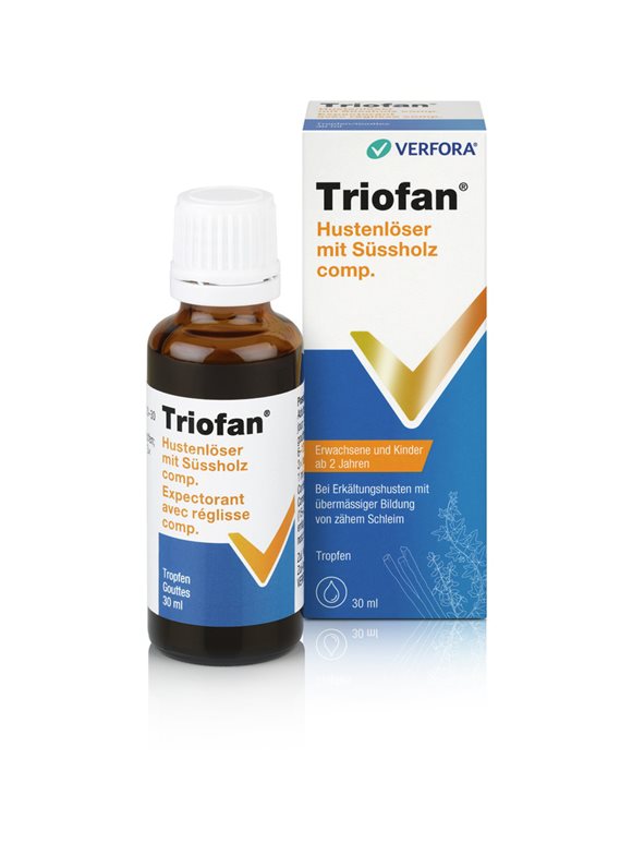 Triofan Expectorant avec réglisse comp., gouttes buvables