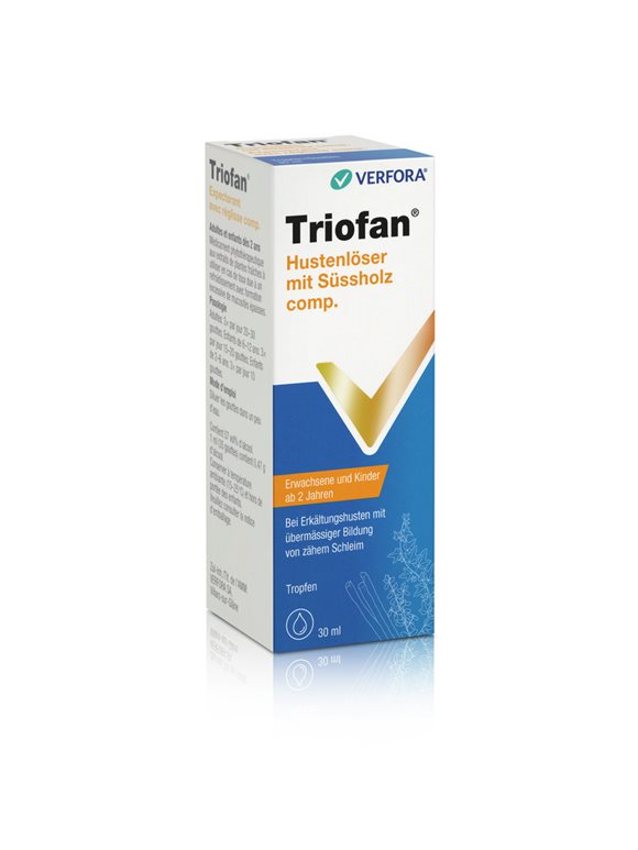 Triofan Expectorant avec réglisse comp., gouttes buvables