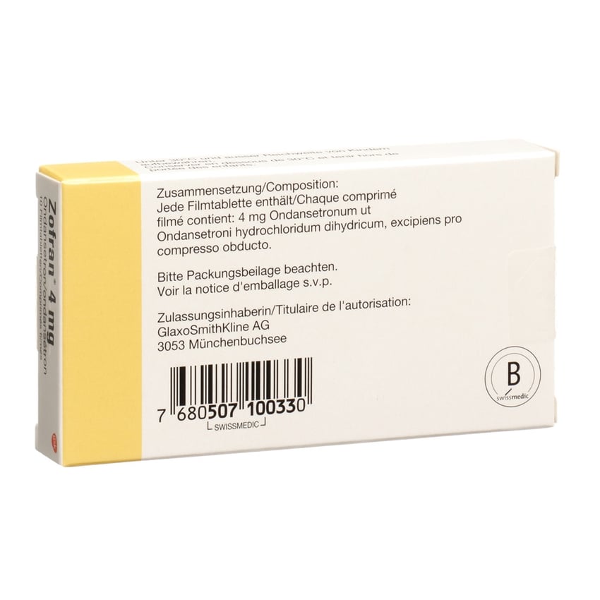 Zofran 4 mg, Filmtabletten