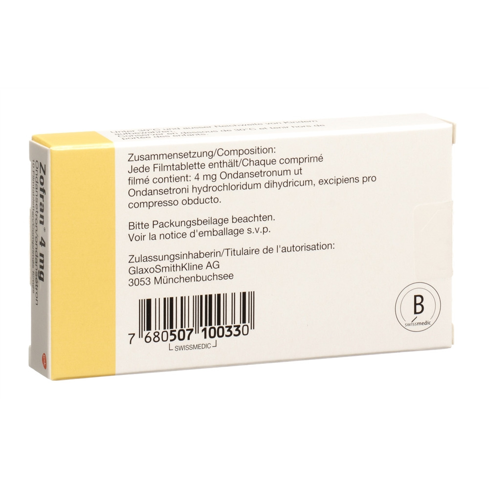ZOFRAN cpr pell 4 mg 10 pce