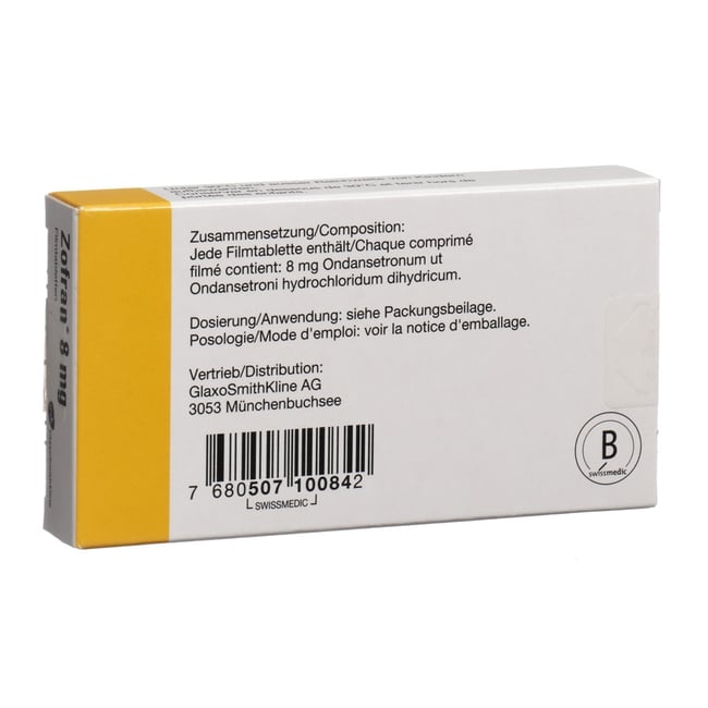 Zofran 8 mg, Filmtabletten